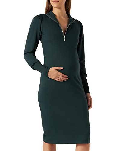 Supermom Damen Dress Burley Nursing Long Sleeve Kleid, Darkest Spruce - P991, 34 EU von Supermom