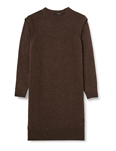 Supermom Damen Dress Carlisle Long Sleeve Kleid, Seal Brown - N013, M von Supermom