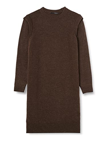 Supermom Damen Dress Carlisle Long Sleeve Kleid, Seal Brown-N013, S von Supermom
