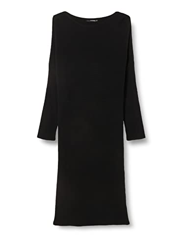 Supermom Damen Dress Chester Long Sleeve Kleid, Black-P090, XL von Supermom