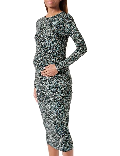 Supermom Damen Dress Enfield 3/4 Sleeve All Over Print Kleid, Black - P090, 40 EU von Supermom