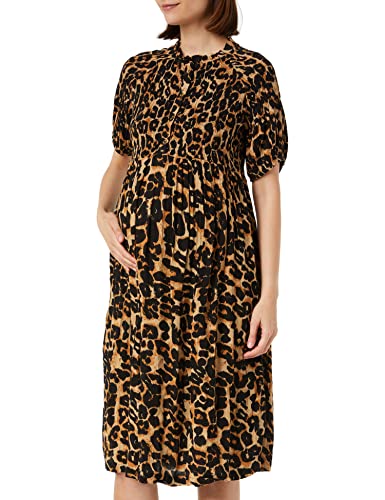 Supermom Damen Dress Galax Short Sleeve All Over Print Kleid, Curds & Whey - N096, 32 EU von Supermom