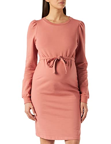 Supermom Damen Dress Long Sleeve Sweat Mahogany Kleid, Light Mahogany-P916, L von Supermom