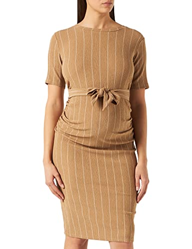 Supermom Damen Dress Short Sleeve Stripe Kleid, Tigers Eye - P914, 42 EU von Supermom