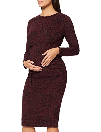 Supermom Damen Dress ls AOP Hearts Kleid, Port Royale-P872, S von Supermom