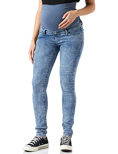 Supermom Damen Jeans OTB Acid Blue Umstandsjeans, Blau P538), One Size (Herstellergröße: 32) von Supermom