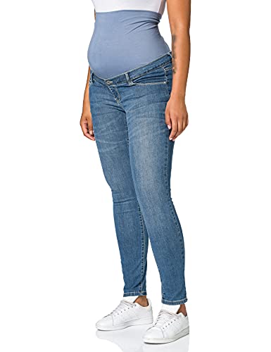 Supermom Skinny Umstandsjeans Skinny Washed Blue - Farbe: Washed Blue - Größe: 32 von Supermom