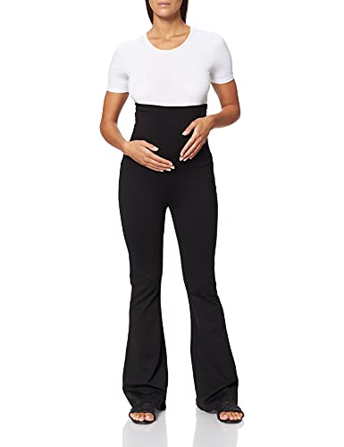 Supermom Damen Pants OTB Flare Hose, Black-P090, M von Supermom