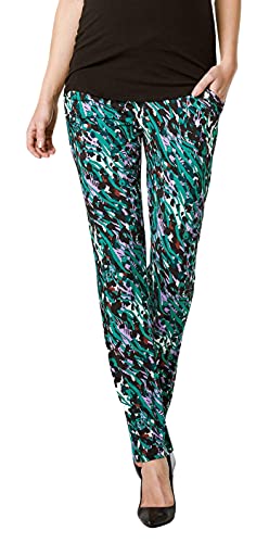 Supermom Damen Pants UTB Tropical Umstandshose, Mehrfarbig (Multicolour AOP P184), W29/L32 (Herstellergröße: M) von Supermom