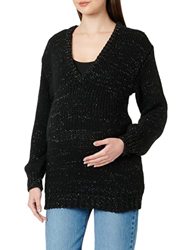 Supermom Damen Pull Dent Long Sleeve Pullover, Black-P090, L von Supermom