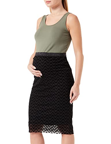 Supermom Damen Skirt Dunn The Belly All Over Print Rock, Black-P090, L von Supermom