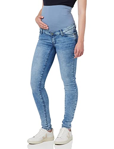 Supermom Skinny Umstandsjeans Austin - Farbe: Authentic Blue - Größe: 26 von Supermom