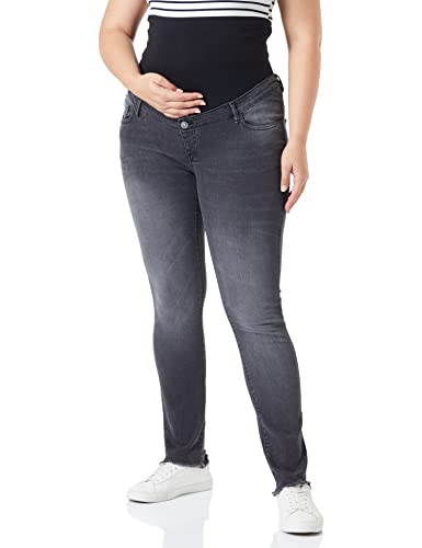 Supermom Skinny Umstandsjeans Austin - Farbe: Washed Black - Größe: 27 von Supermom