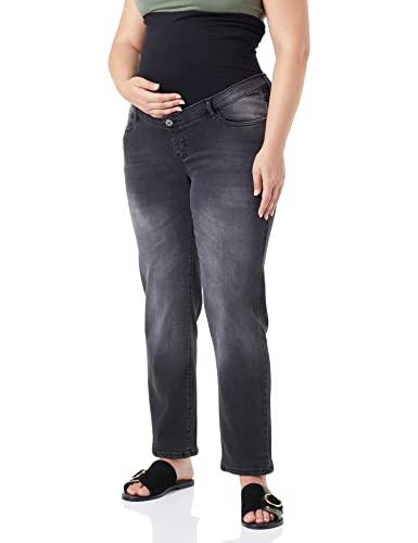 Supermom Straight Umstandsjeans Brooke - Farbe: Black Dark Wash - Größe: 30 von Supermom