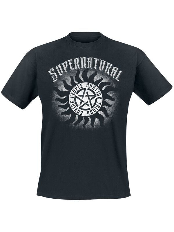 Supernatural Hunting Things T-Shirt schwarz in XL von Supernatural