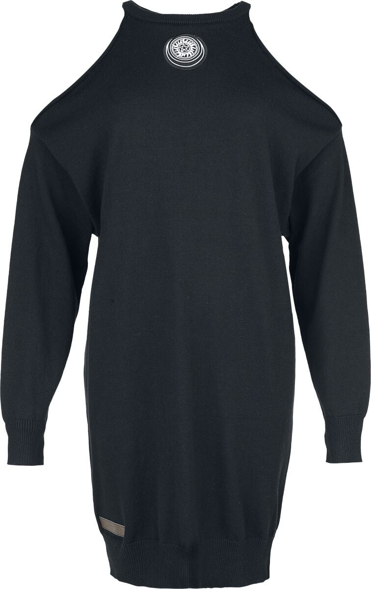 Supernatural Kurzes Kleid - Moons and Salt Circles - S bis XXL - für Damen - Größe S - schwarz  - EMP exklusives Merchandise! von Supernatural