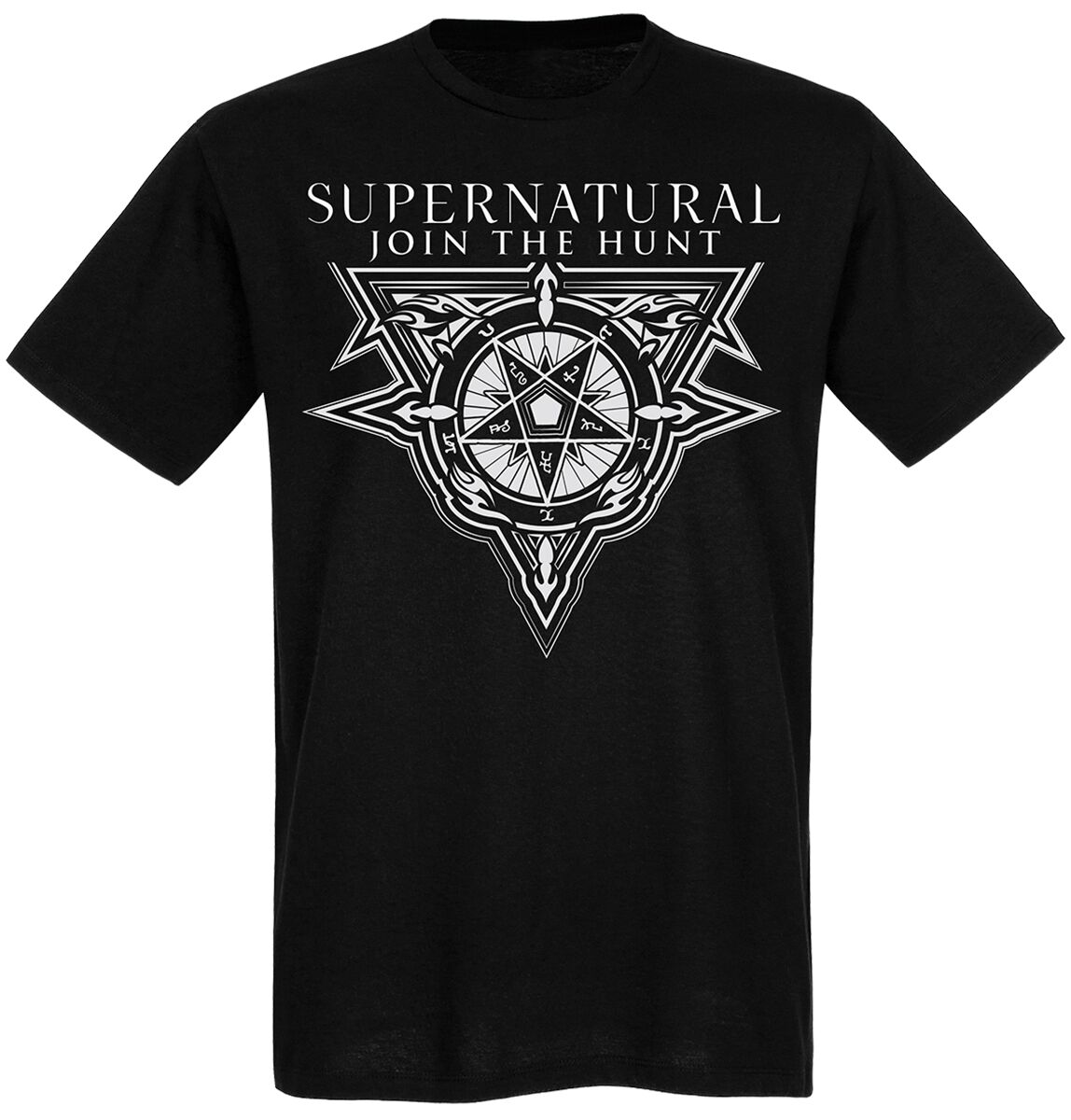 Supernatural T-Shirt - Supernatural - Symbols - M bis XXL - für Männer - Größe M - schwarz  - Lizenzierter Fanartikel von Supernatural