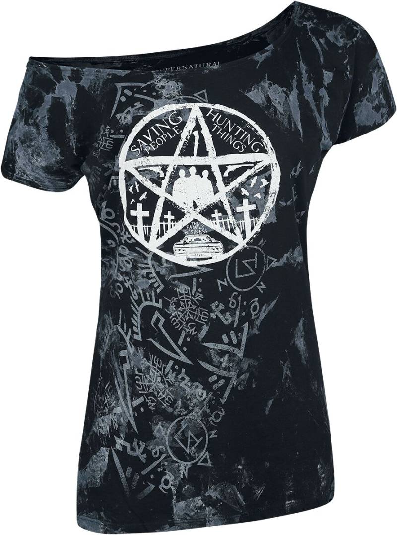 Supernatural T-Shirt - To Hell And Back - S bis XXL - für Damen - Größe M - schwarz  - EMP exklusives Merchandise! von Supernatural