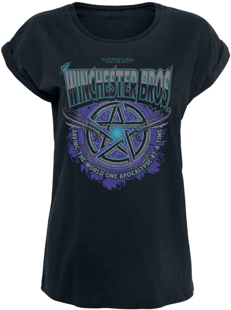Supernatural T-Shirt - Winchester Bros - S bis XXL - für Damen - Größe XL - schwarz - Lizenzierter Fanartikel Supernatural T-Shirt - Winchester Bros - S bis XXL - für Damen - Größe XL - schwarz - Lizenzierter Fanartikel von Supernatural