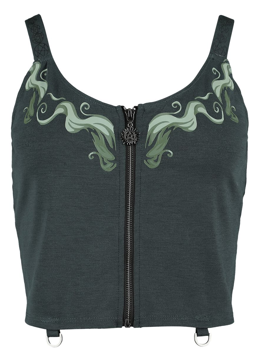 Supernatural Top - Witchy Vibes - S bis XXL - für Damen - Größe L - petrol  - EMP exklusives Merchandise! von Supernatural