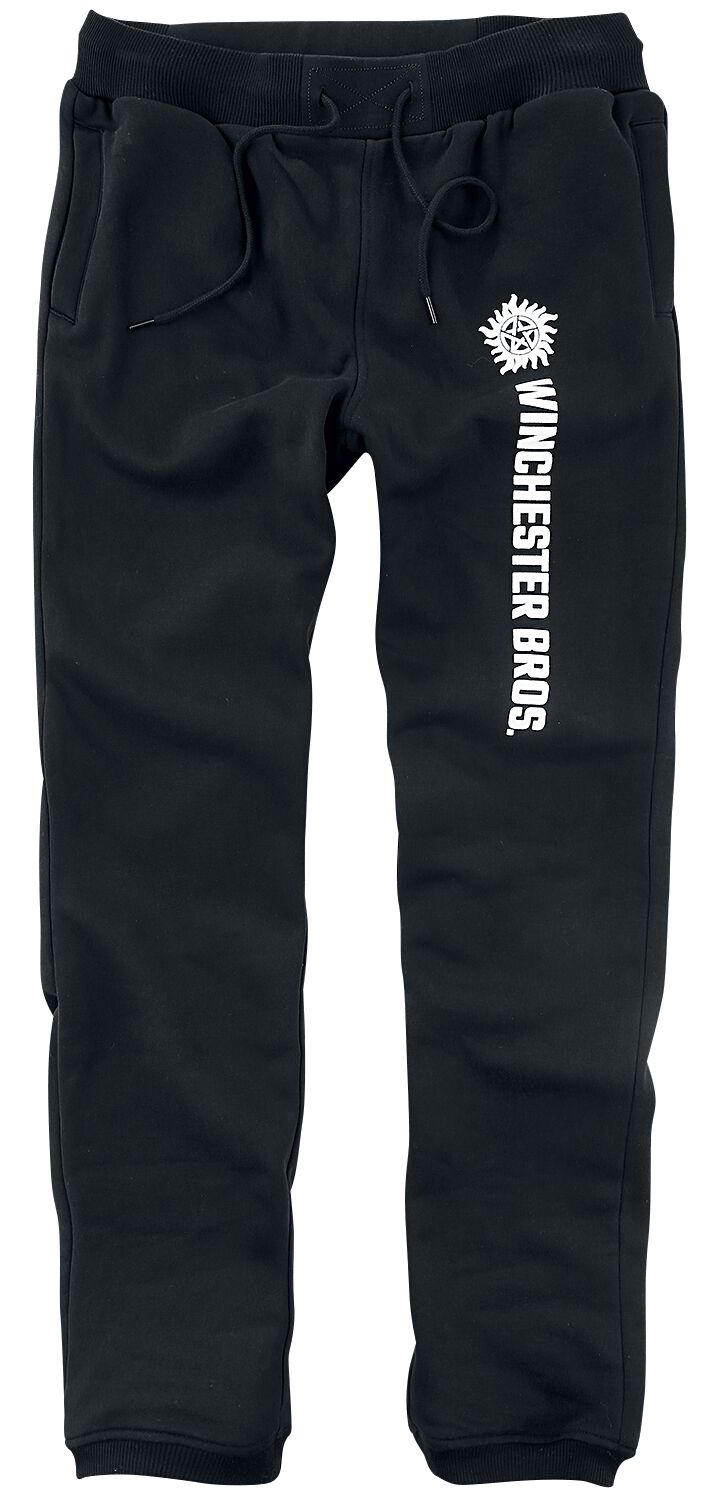 Supernatural Trainingshose - Winchester Bros - S bis XXL - für Männer - Größe L - schwarz  - EMP exklusives Merchandise! von Supernatural