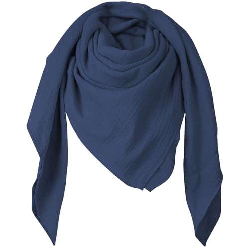 Superora Damen Baumwolle Schals Quadratischer Weiche Schals und Große Winter Warm Wrap Unisex 135 * 135CM von Superora
