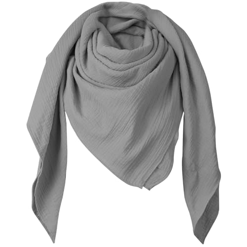 Superora Damen Baumwolle Schals Quadratischer Weiche Schals und Große Winter Warm Wrap Unisex 135 * 135CM von Superora