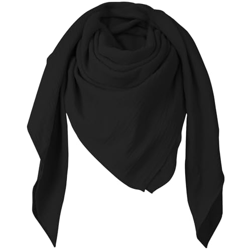 Superora Damen Baumwolle Schals Quadratischer Weiche Schals und Große Winter Warm Wrap Unisex 135 * 135CM von Superora