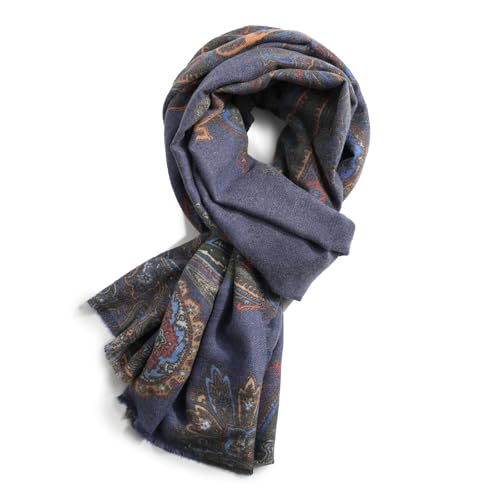 Superora Damen Schals Weiche Warm Stola Herbst Winter Gedruckt Langer Schal Scarf Print Multicolour Paisley Muster 190cm*65cm von Superora