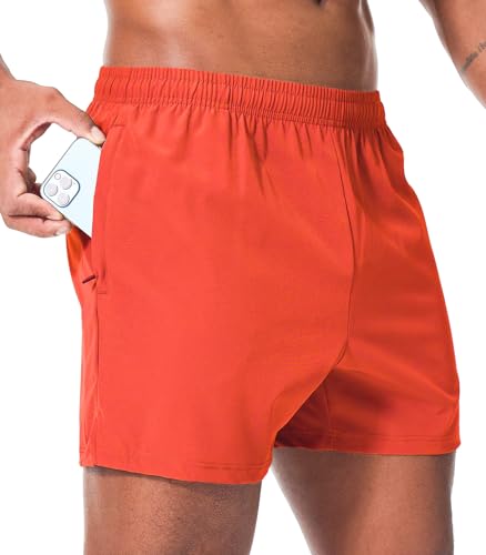 Superora Herren Laufshorts Schnelltrocknende,Komfortable und Stylische Sportshorts mit Wasserabweisend Zip Hinterer Tasche Superora Herren Laufshorts Schnelltrocknende,Komfortable und Stylische Sportshorts mit Wasserabweisend Zip Hinterer Tasche von Superora
