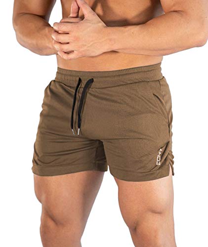 Superora Herren Shorts Sport Hosen Laufshorts Trainingshose Fitness Training Outdoor Sporthose mit Tasch von Superora