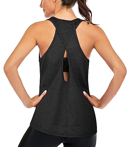 Superora Tanktops Damen Sport Yoga Racerback Fitness Running Workout Lauftop Ärmellos Shirt Oberteile von Superora