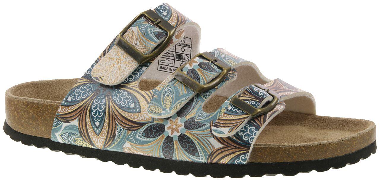 Bio Damen flach1,55 WHITE MULTI - Gr. - 38 von Supersoft