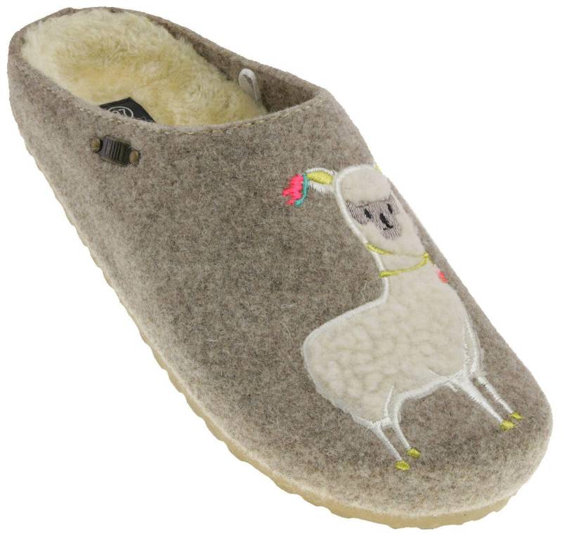 Damen Hausschuhe BEIGE - Gr. - 40 von Supersoft