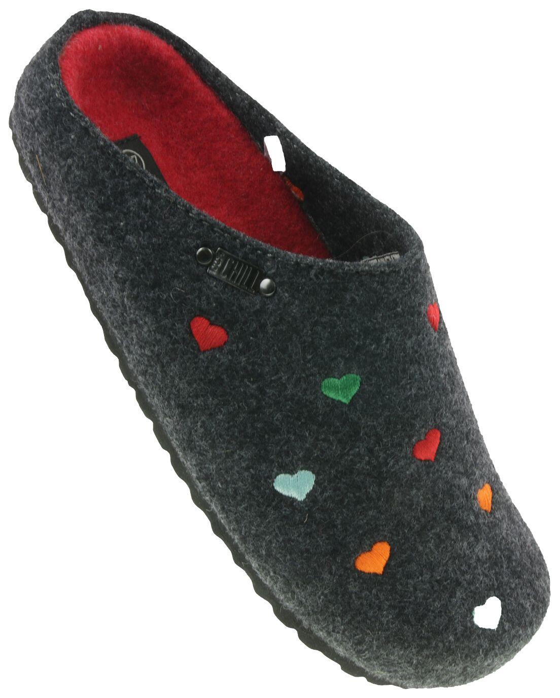 Damen Hausschuhe DK. GREY - Gr. - 39 von Supersoft