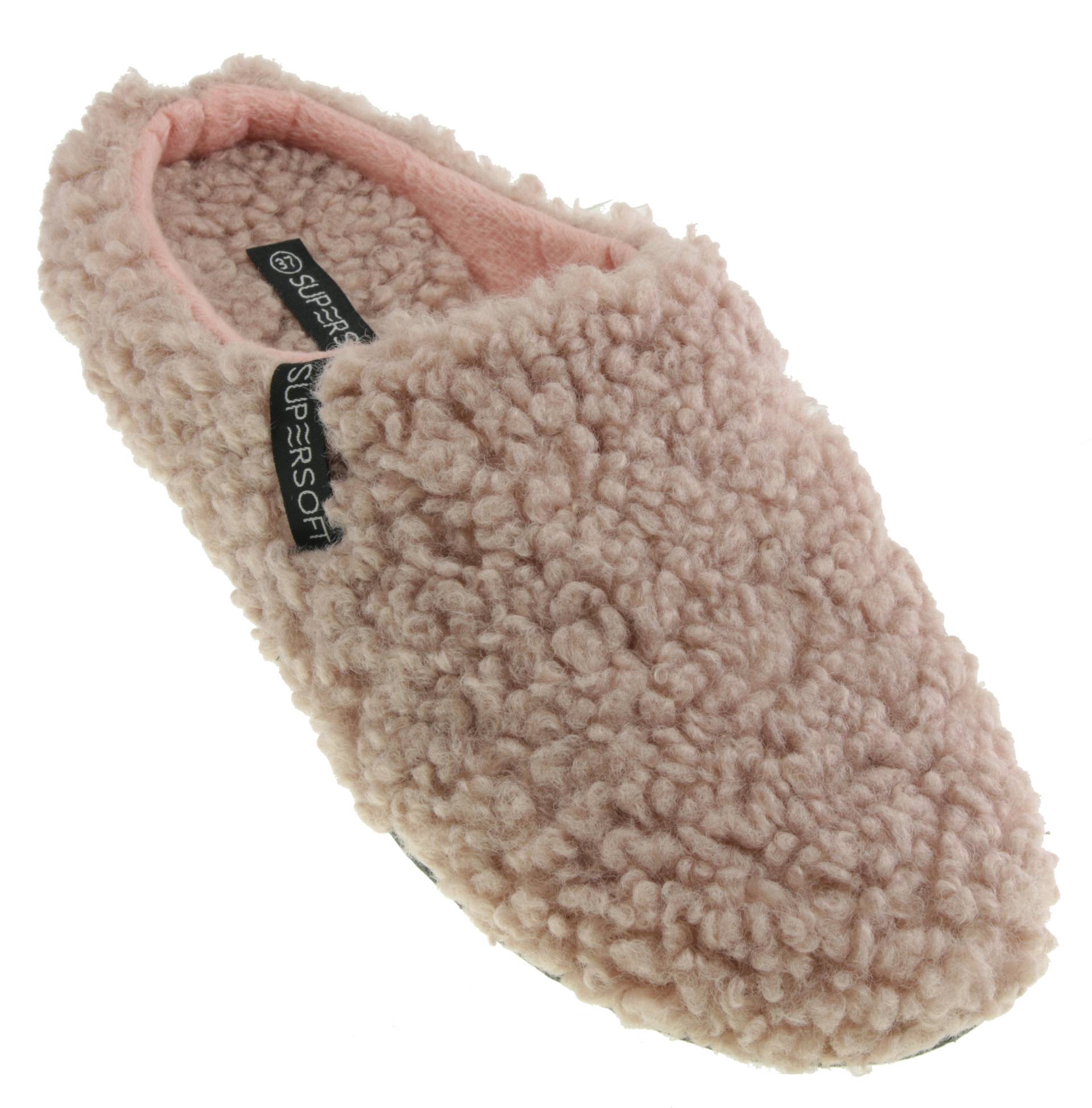 Damen Hausschuhe LT. PINK/ROSE - Gr. - 41 von Supersoft