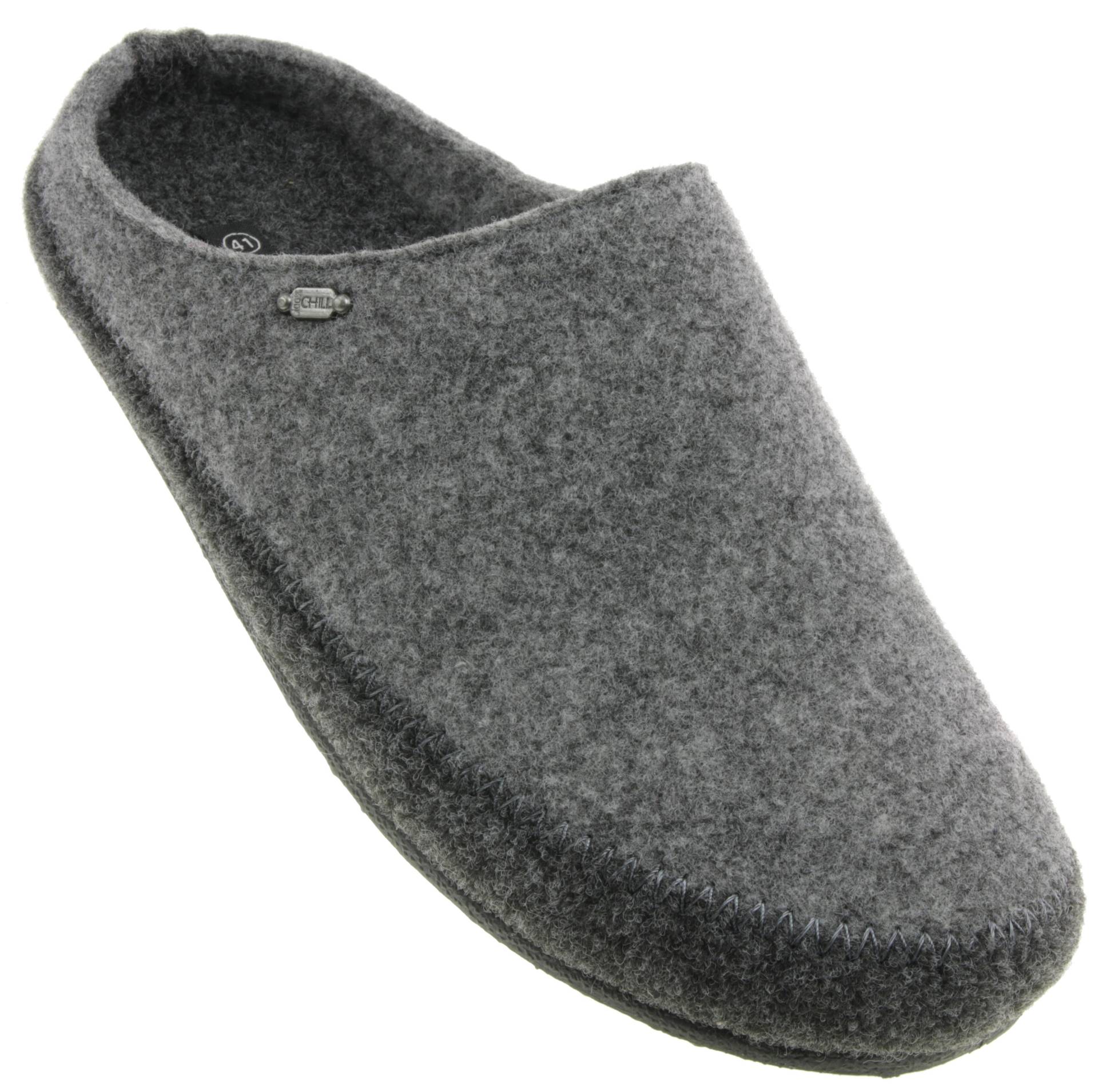 Herren Hausschuhe GREY - Gr. - 41 von Supersoft