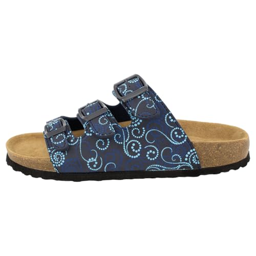 Supersoft - Classic - Pantoletten (39 EU Blau) von Supersoft