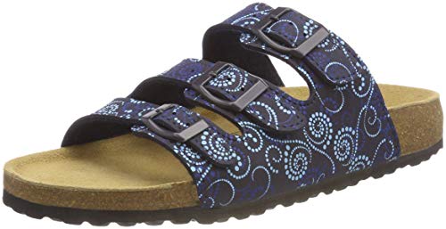 Supersoft Damen 274 138 Niedrige Hausschuhe, Blau (Blue Multi 894) von Supersoft