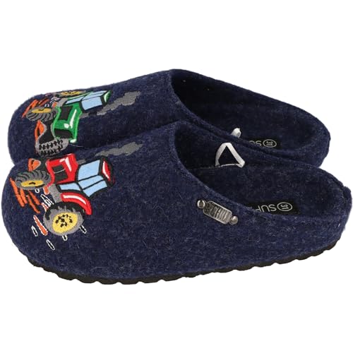 Supersoft Jungen Schuhe 542-345 Pantoffeln Clogs Hausschuhe Trecker Navy (eu_footwear_size_system, little_kid, numeric, medium, numeric_29) von Supersoft