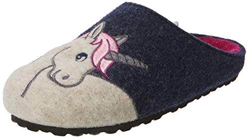 Supersoft Mädchen 542 182 Pantoffeln, Blau (Navy 834) von Supersoft