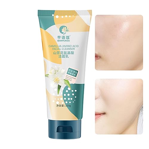 Gesichtswaschmittel für Frauen - Hautreiniger - Camellia Facial Cleanser schützt die Hautbarriere mit einer milden Formel und feuchtigkeitsspendender Wirkung für die meisten Hauttypen, Suphyee von Suphyee