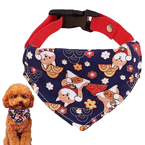 Haustier-Bandanas für kleine Hunde | Verstellbares Thanksgiving-Welpen-Bandana,Bequemes Haustier-Lätzchen-Bandana für kleine, mittelgroße und große Hunde und Katzen zum täglichen Tragen, Suphyee von Suphyee