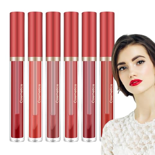 Lippen-Make-up-Sets | 6 Stück hochpigmentierter wasserfester Lip Stain Gloss - Lippen-Make-up für Teenager-Mädchen für Zuhause, Arbeit, Reisen, Party, Dating, Treffen Suphyee von Suphyee