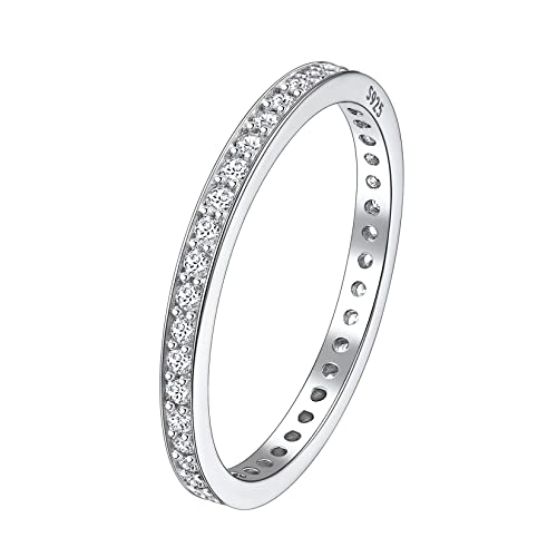 Suplight Damen Ring Silber 925 mit Kristall 14K Weißgold Solitärring Spannrings Cubic Zirkonia Ring Weiß Verlobungsring Eternityringe 67 Suplight Damen Ring Silber 925 mit Kristall 14K Weißgold Solitärring Spannrings Cubic Zirkonia Ring Weiß Verlobungsring Eternityringe 67 von Suplight
