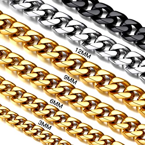 Suplight Panzerkette Vergoldet 3mm breit Choker Kette 36cm kurze glänzend Panzerkette verstellbare Damen Herren Collier Street Style kubanische Gliederkette Mädchen Modeschmuck Accessoire Suplight Panzerkette Vergoldet 3mm breit Choker Kette 36cm kurze glänzend Panzerkette verstellbare Damen Herren Collier Street Style kubanische Gliederkette Mädchen Modeschmuck Accessoire von Suplight