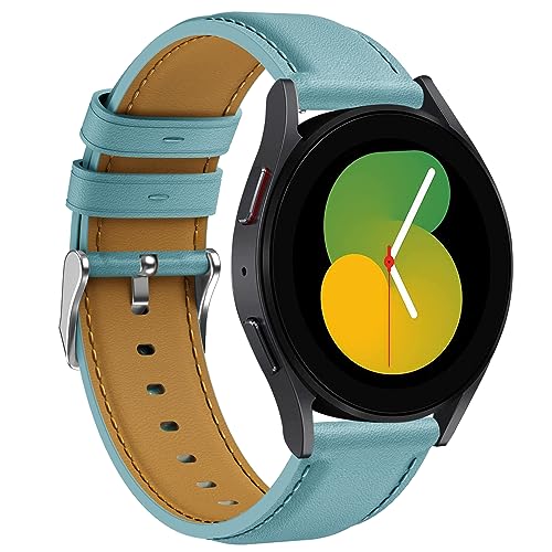 Supore Armband für Galaxy Watch 6/5/4 44mm 40mm, 20mm Leder Armband für Galaxy Watch 5 Pro 45mm/Galaxy Watch 6 Classic 43mm 47mm Damen Herren von Supore