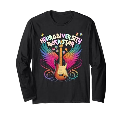 Niedliche Autismus-Lehrer-Mama Neutralvielfalt Rockstar Definition Langarmshirt Niedliche Autismus-Lehrer-Mama Neutralvielfalt Rockstar Definition Langarmshirt von Support Inclusion Crew OT ABA Appreciation
