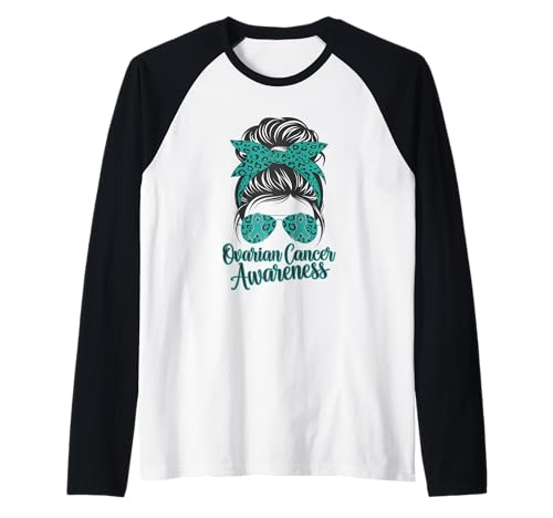 Ovarian Cancer Awareness Woman Kopftuch Blaugrün Band Raglan Ovarian Cancer Awareness Woman Kopftuch Blaugrün Band Raglan von Support Ovarian Cancer Awareness Month