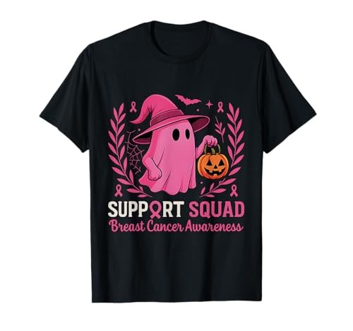 Support Squad Brustkrebs Frauen Halloween T-Shirt Support Squad Brustkrebs Frauen Halloween T-Shirt von Support Squad Breast Cancer Awareness